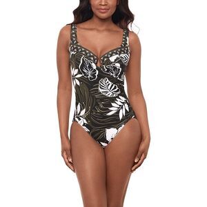 Miraclesuit Womens Elle Dorado Escape One-Piece, Black